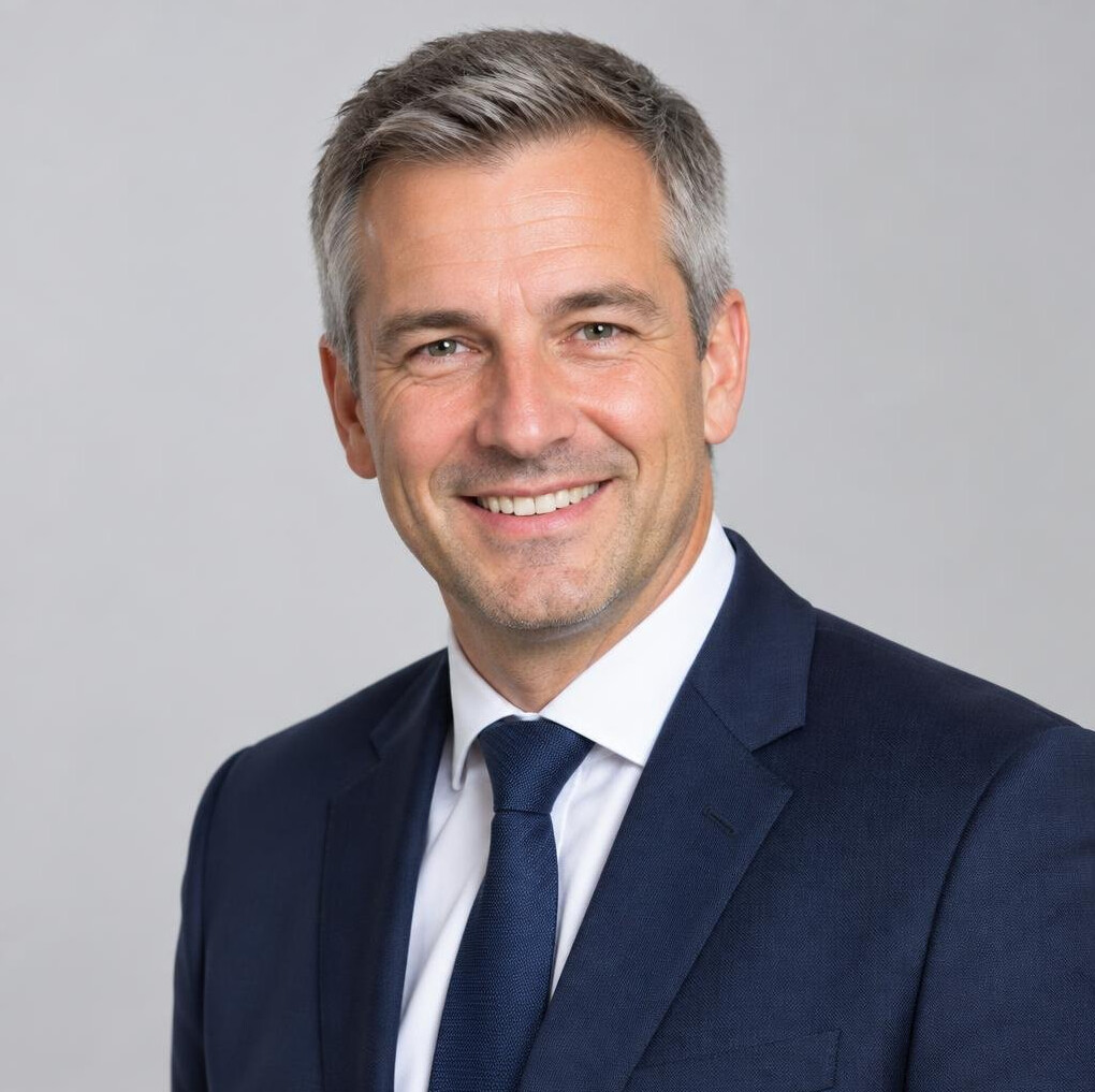 Portrait of a smiling middle-aged Belgian businessman